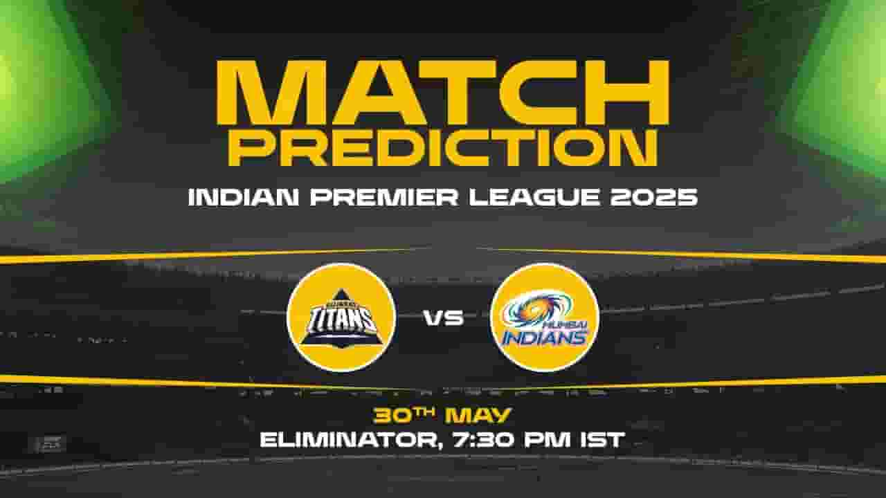 IPL 2025: GT vs MI Prediction– Eliminator