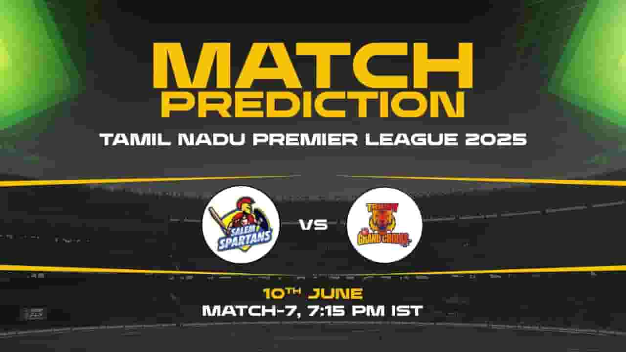 TNPL 2025: SS vs TGC, 7th Match Prediction