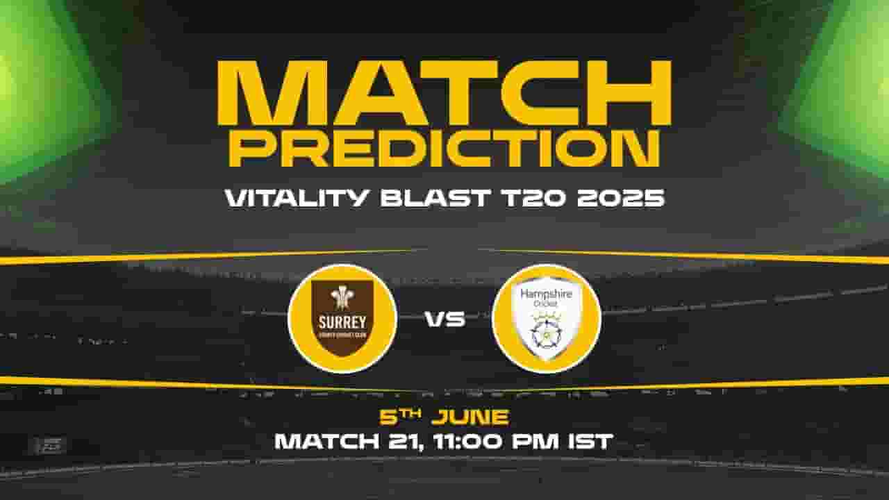 Vitality Blast: SUR vs HAM Prediction