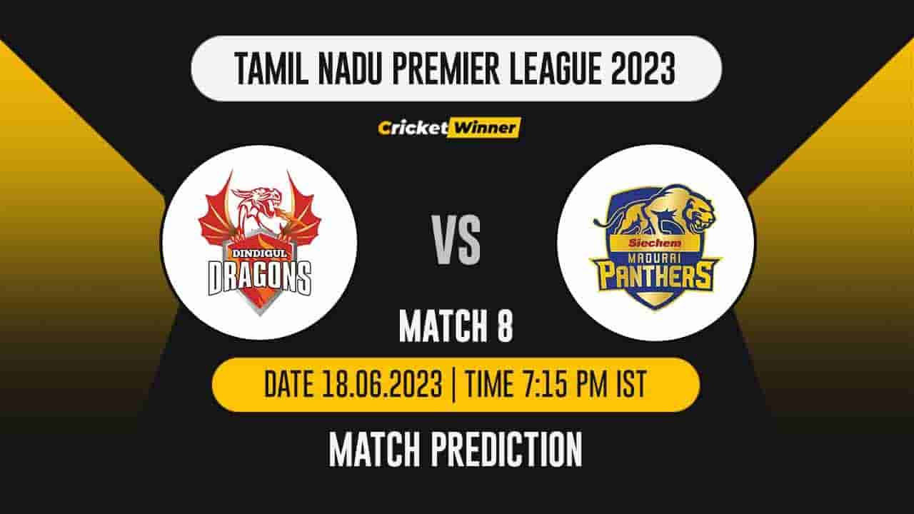 DD vs SMP Match Prediction- Who Will Win Today’s IPL Match Between Dindigul Dragons and Siechem Madurai Panthers, TNPL 2023, 8th Match