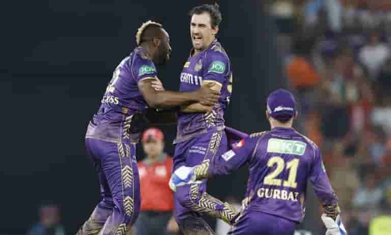 KKR vs SRH: Starc strikes early in Qualifier 1 for KKR in IPL 2024