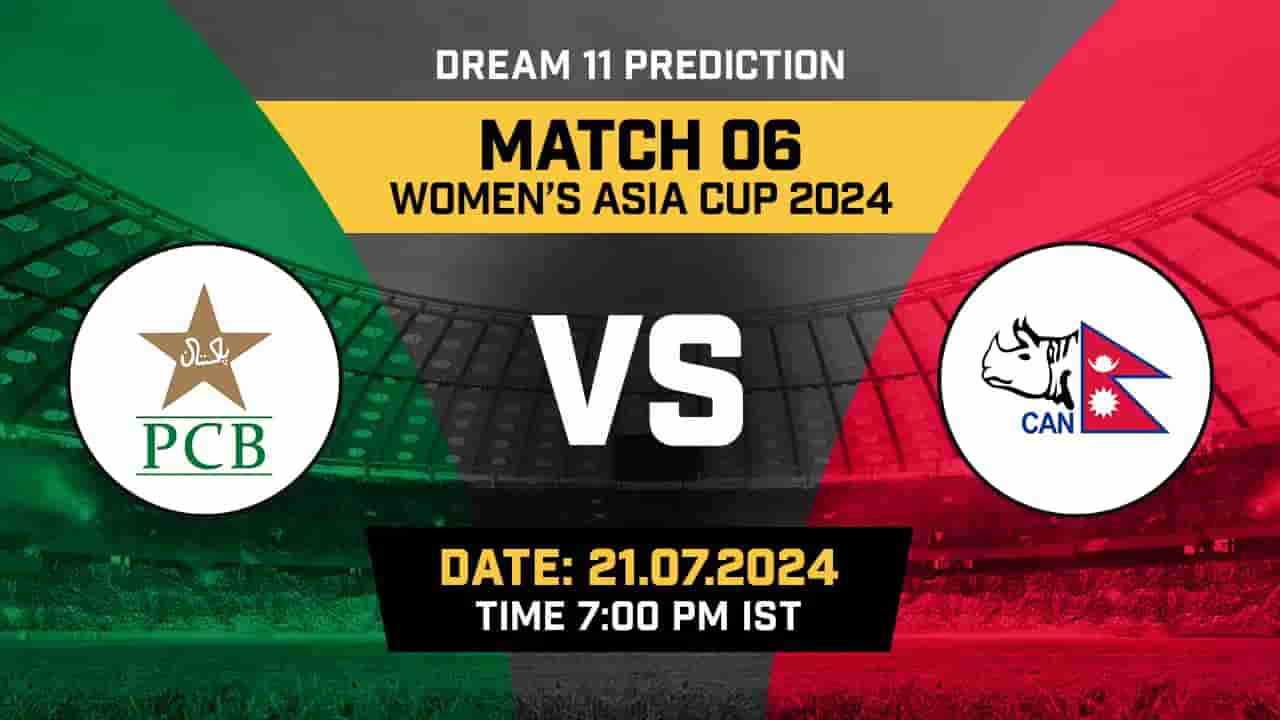 PAK-W vs NEP-W Dream11 Prediction, Fantasy Cricket Tips, Probable Playing XI, Pitch Report &amp; Injury Updates For 06th Match