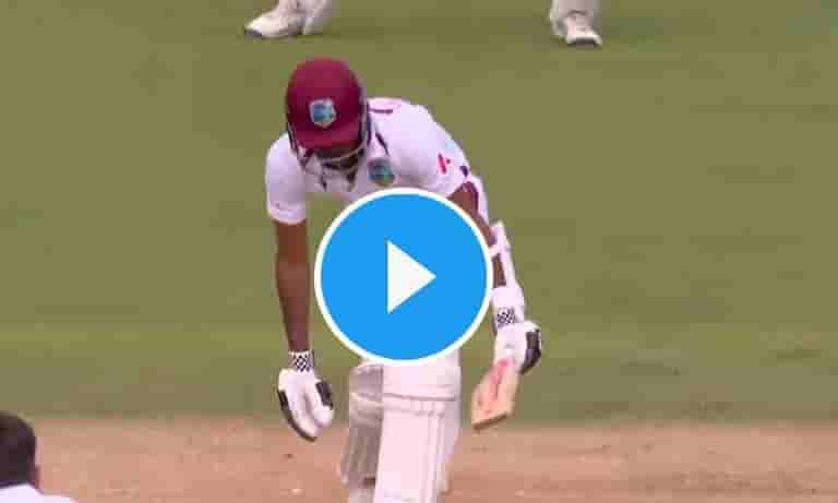 Watch: James Anderson's elegant delivery to dismiss Brathwaite in last Test