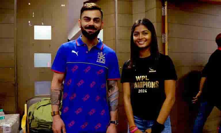 "...last night, had the moment of my life" Shreyanka shares experience of meeting Virat Kohli