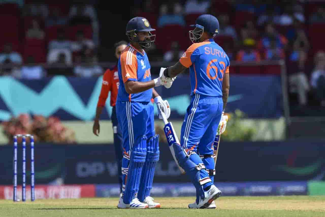T20 World Cup 2024, 2nd Semi-Final, India vs England: Rohit Sharma and Suryakumar anchor India to commendable total against England