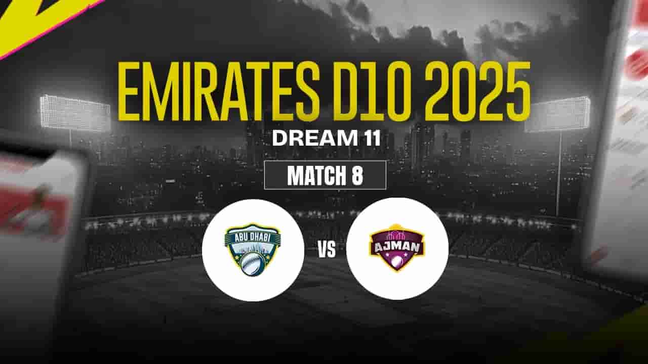 ABD vs AJM Dream11 Prediction, Abu Dhabi vs Ajman