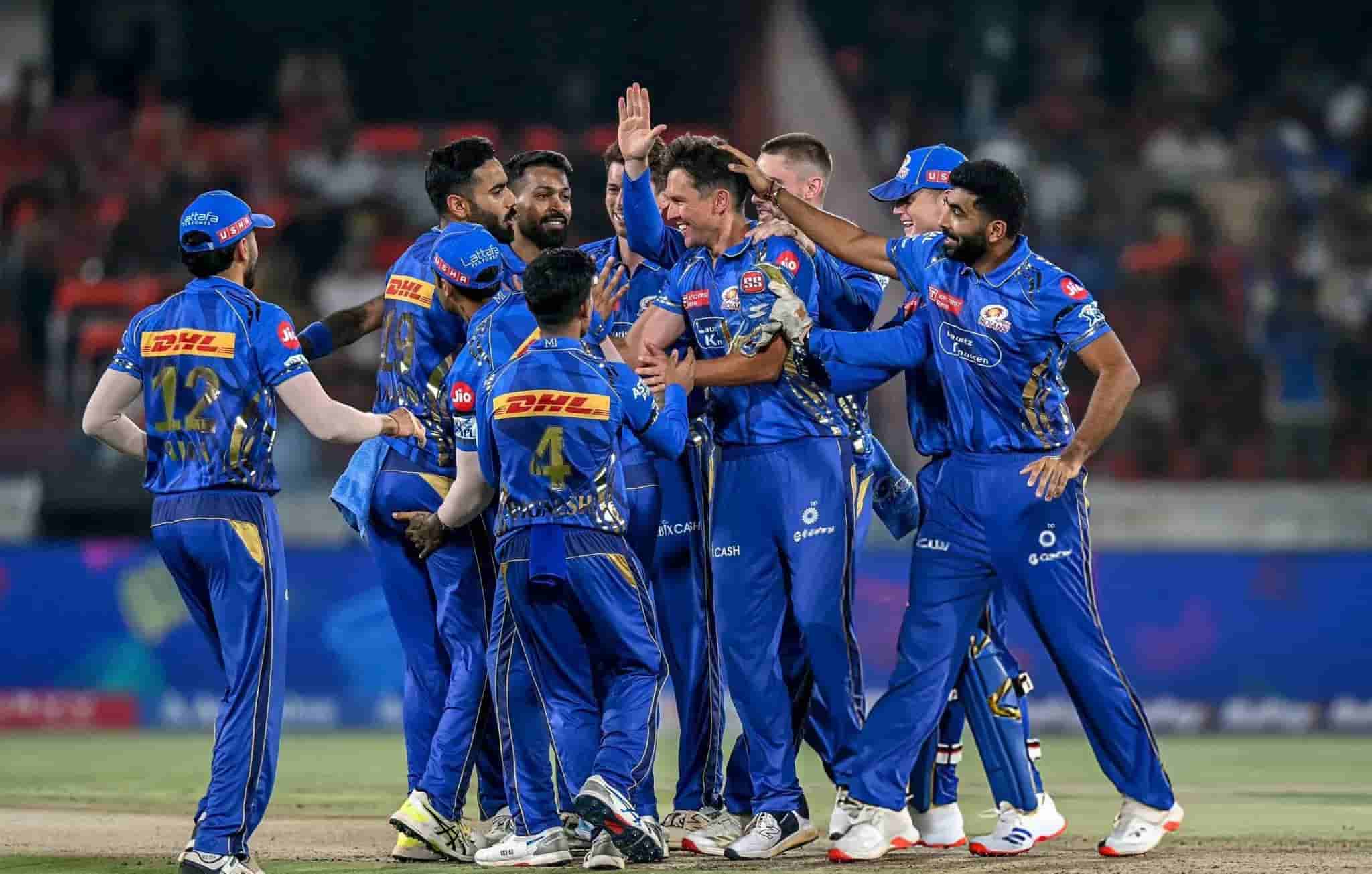 Fans Celebrating as MI Crushes RR with Explosive All- Rounded Performance
