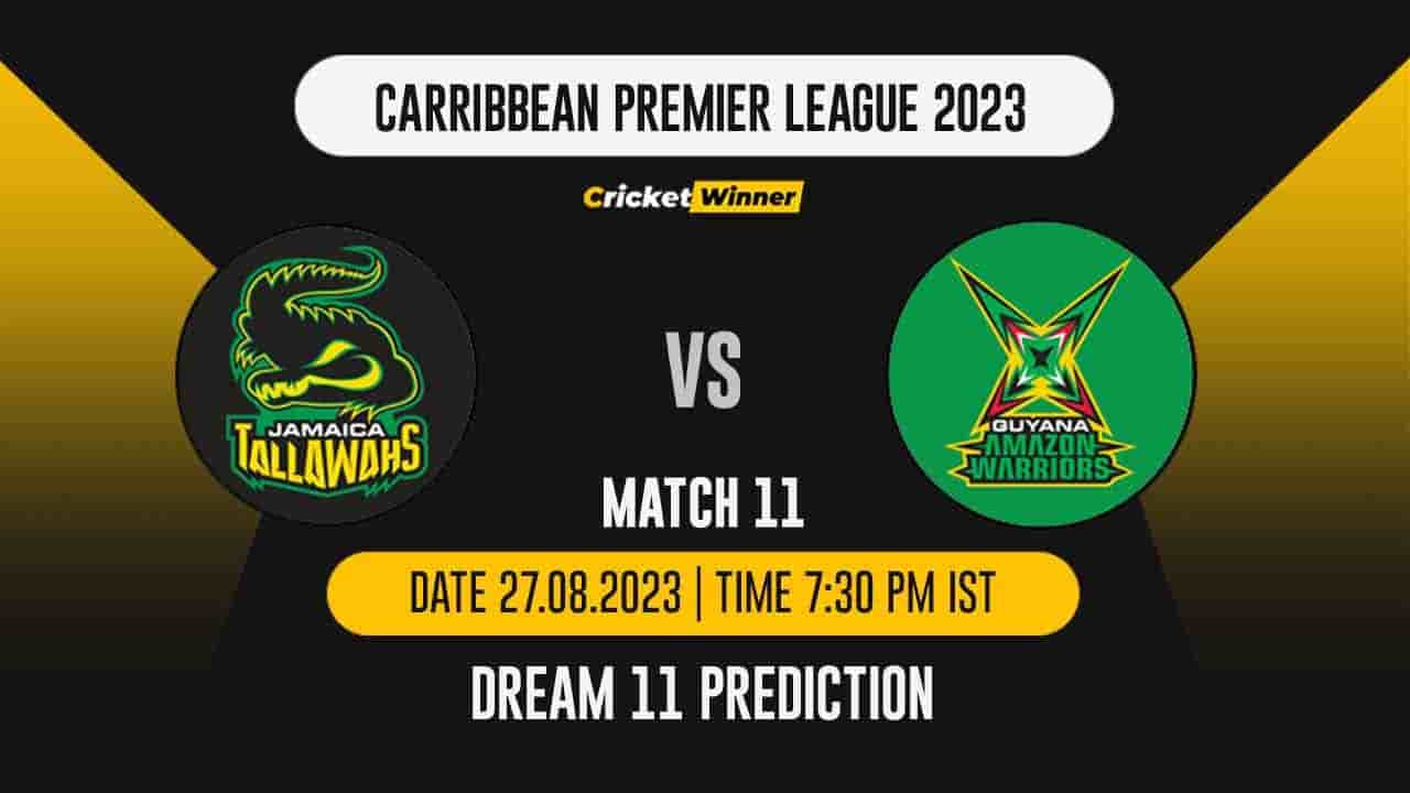 JT vs GAW Dream11 Prediction, Fantasy Cricket Tips, Probable Playing XI, Pitch Report & Injury Updates For 11th Match