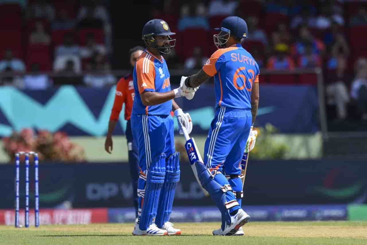 T20 World Cup 2024, 2nd Semi-Final, India vs England: Rohit Sharma and Suryakumar anchor India to commendable total against England