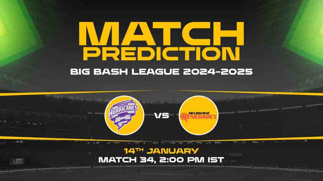 Big Bash League: 34th Match, HH vs MR Match Prediction - Who Will Win Today?