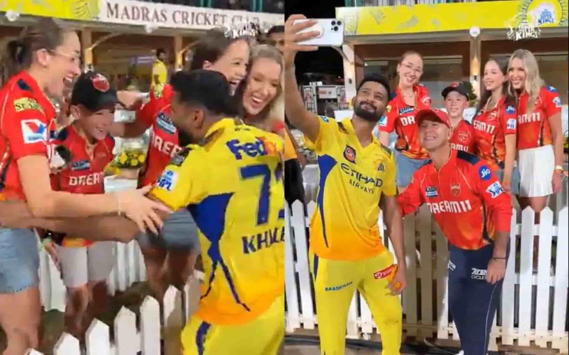 khaleel Ahmed reunites with former coach Ricky Ponting’s family