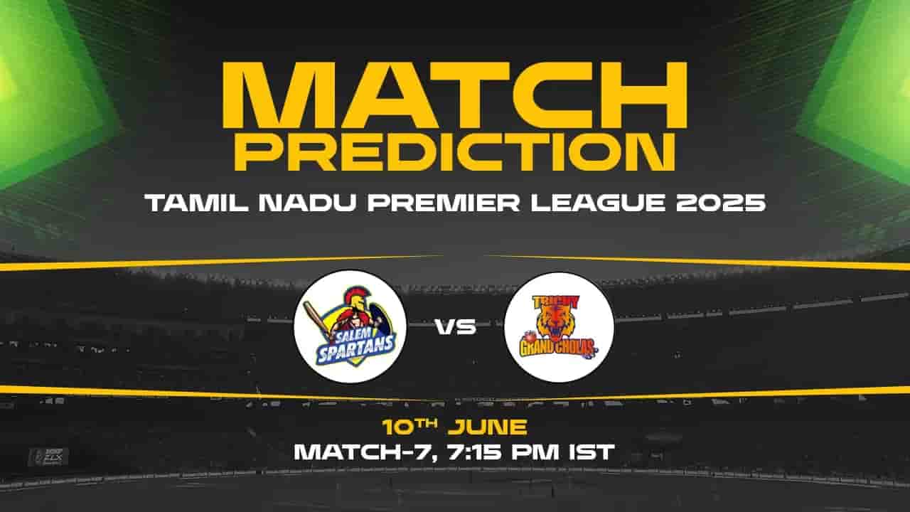 TNPL 2025: SS vs TGC, 7th Match Prediction