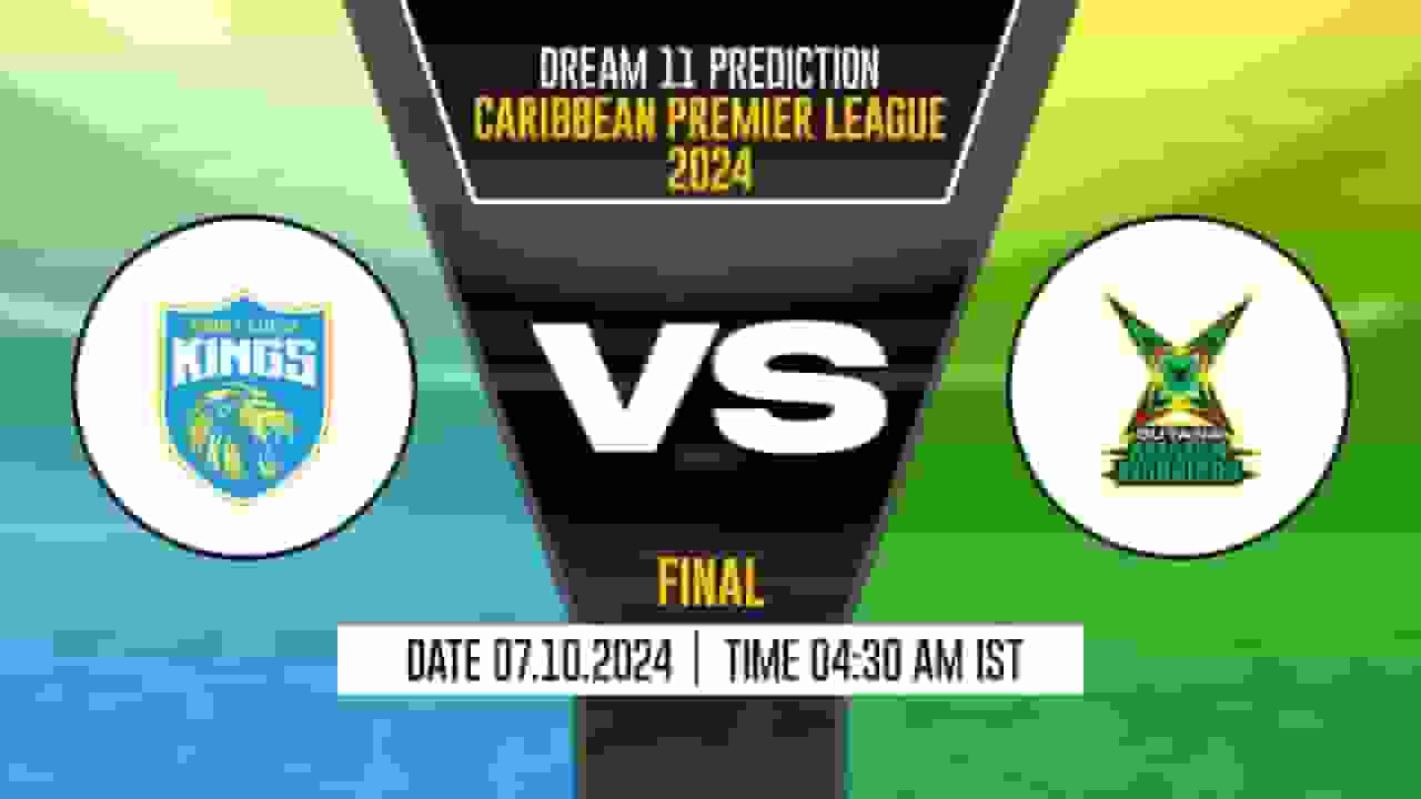 CPL 2024: GAW vs SLK Dream11 Prediction, Guyana Amazon Warriors vs Saint Lucia Kings, Finals Match