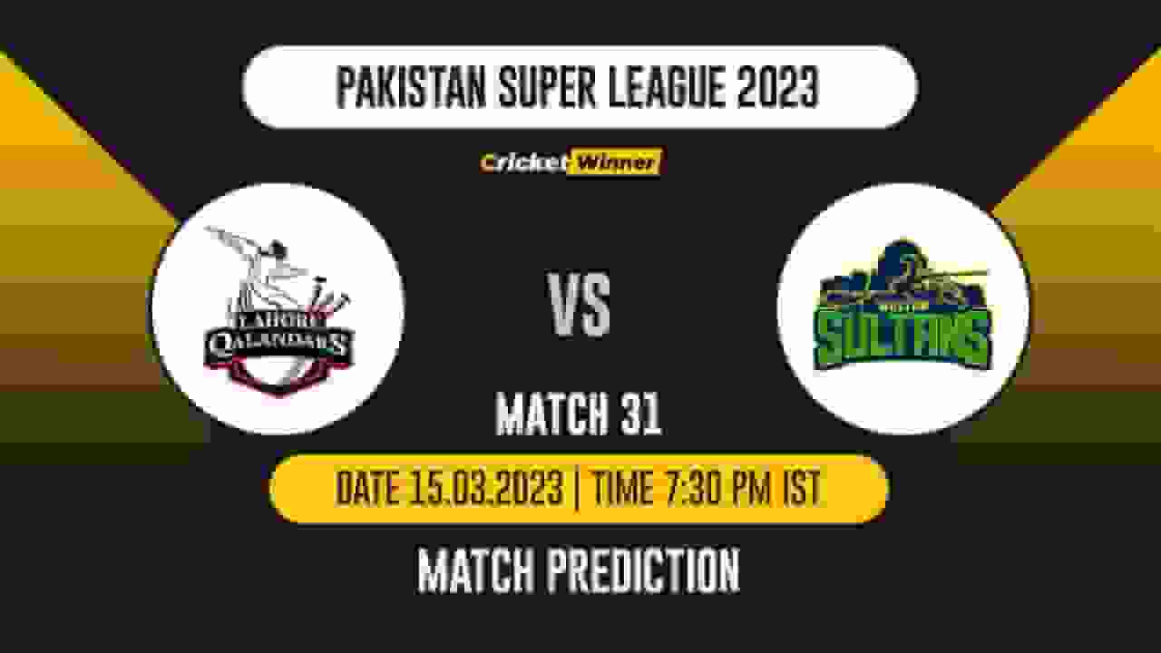 PSL 2023: Qualifier LAH vs MUL Match Prediction- Who Will Win Today's PSL Match Between Lahore Qalandars vs Multan Sultans?