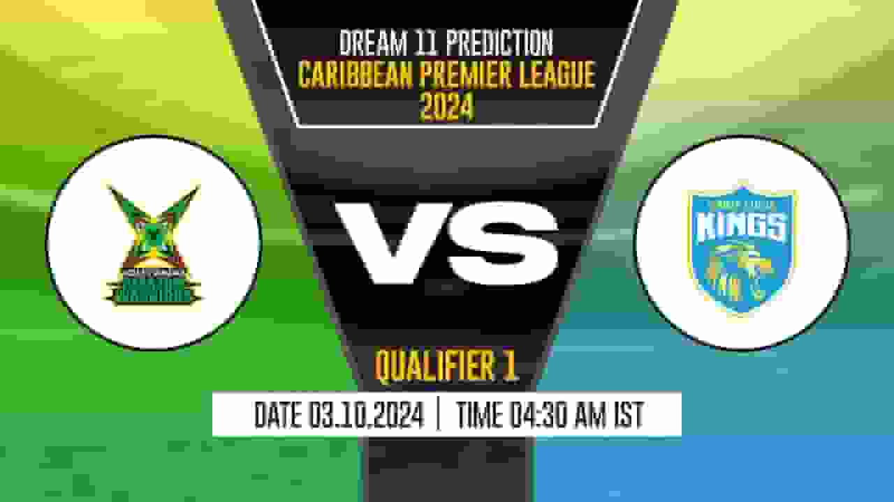 CPL 2024: GAW vs SLK Dream11 Prediction, Guyana Amazon Warriors vs Saint Lucia Kings, Qualifier-1 Match