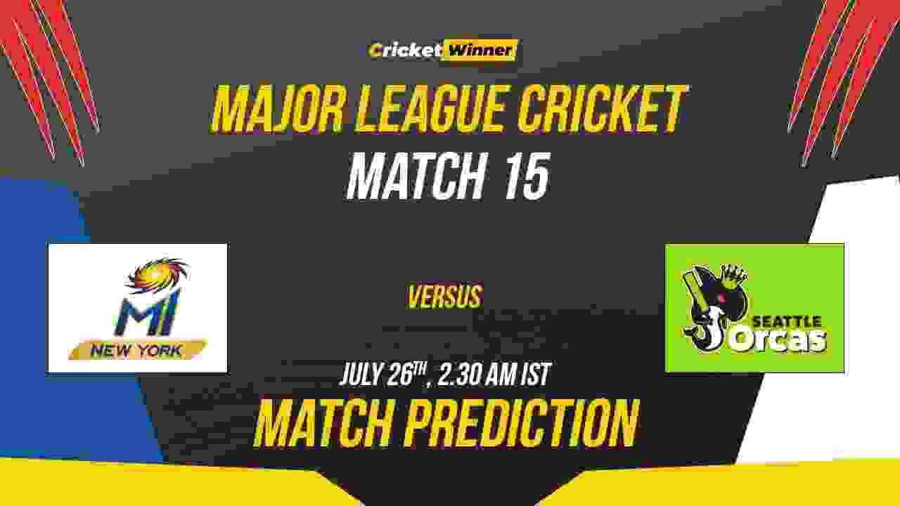 MINY vs SEO Match Prediction- Who Will Win Today’s MLC Match Between MI Knight Riders and Seattle Orcas, MLC 2023, Match 15