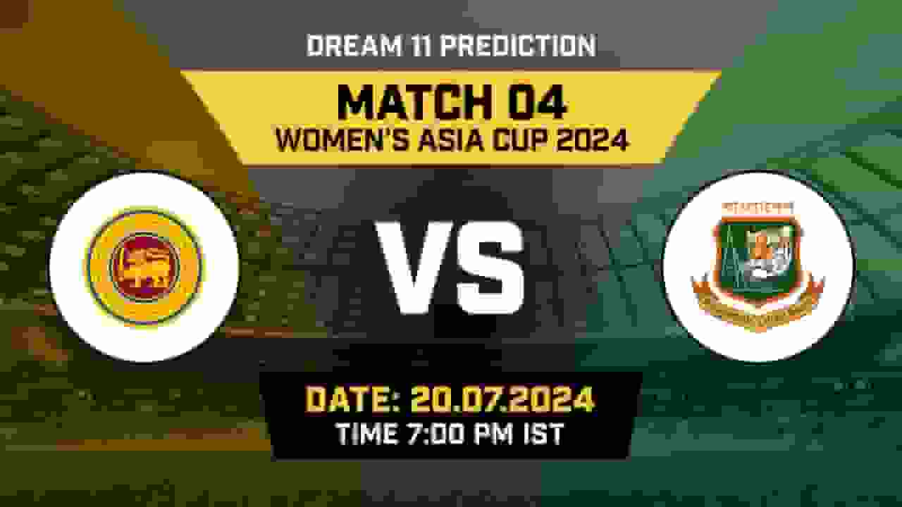 SL-W vs BAN-W Dream11 Prediction, Fantasy Cricket Tips, Probable Playing XI, Pitch Report &amp; Injury Updates For 04th Match