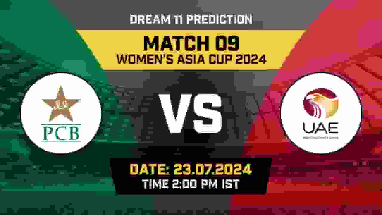 PAK-W vs UAE-W Dream11 Prediction, Fantasy Cricket Tips, Probable Playing XI, Pitch Report &amp; Injury Updates For 09th Match