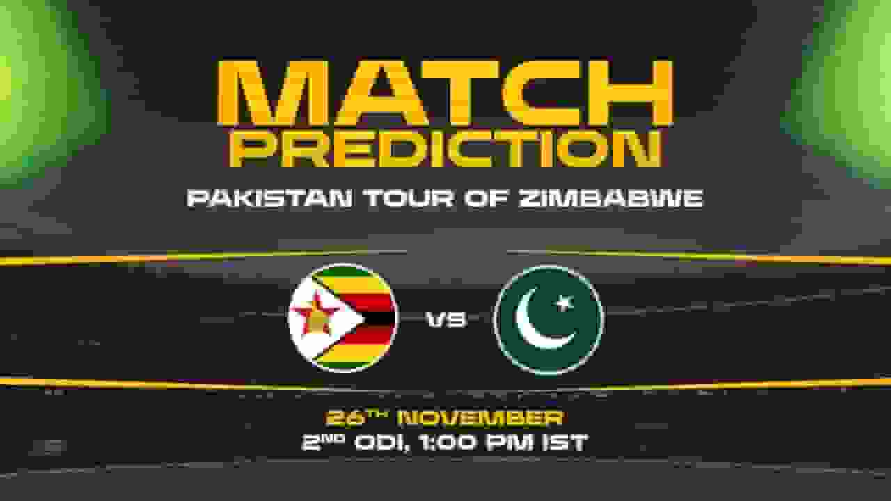 ZIM vs PAK 2nd ODI, Match Prediction- Who Will Win Today?