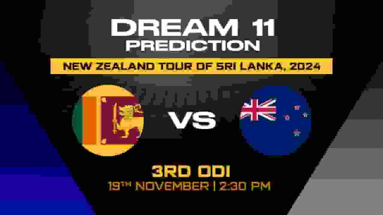 SL vs NZ Dream11 Prediction, Sri Lanka vs New Zealand, 3rd ODI