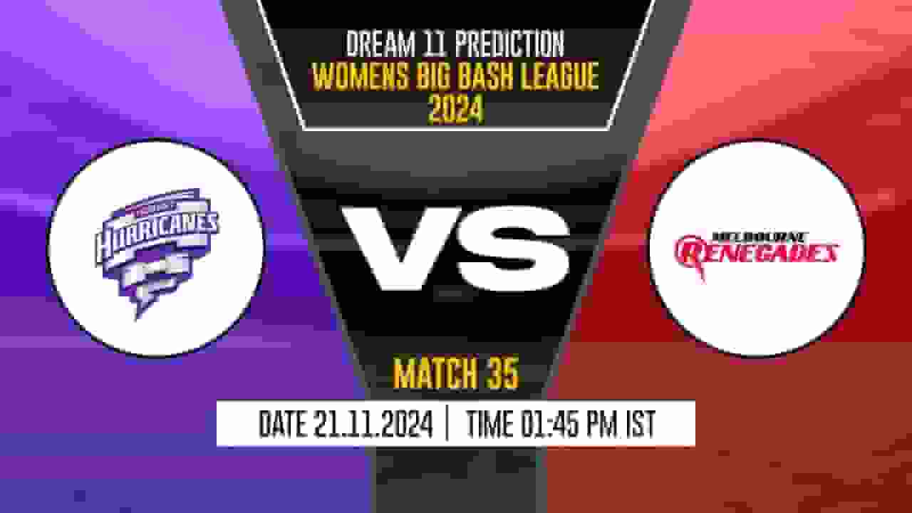 WBBL 2024: 35th Match, HH vs MR, Match Prediction - Who Will Win Today?