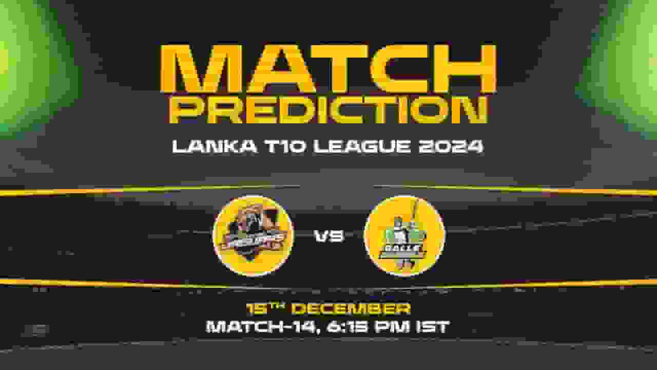 Lanka Super League T10: 14th Match, CJ vs GM, Match Prediction - Who Will Win Today?