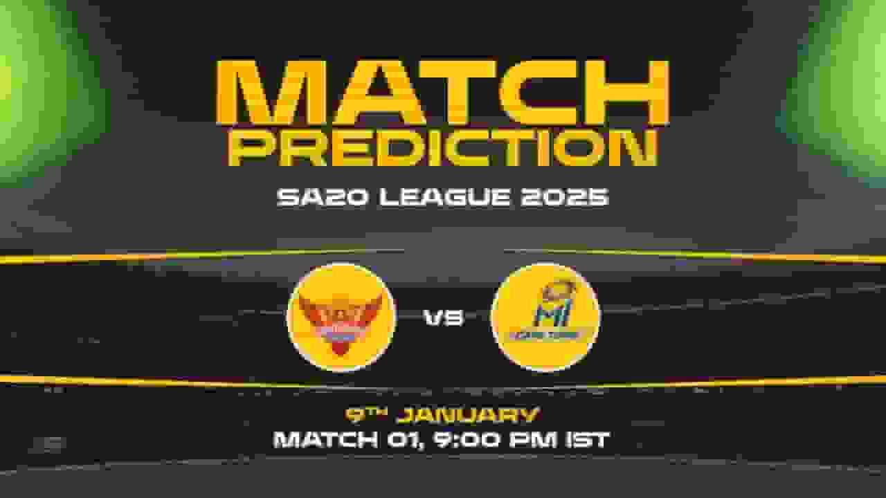 SA20: 1st Match, SEC vs MIC, Match Prediction - Who Will Win Today?