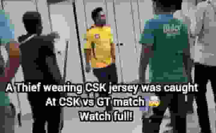 CSK vs GT match incident 