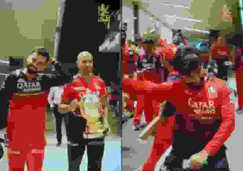 Virat Kohli and Rajat Patidar's dance celebration 