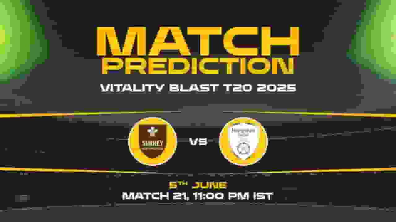 Vitality Blast: SUR vs HAM Prediction