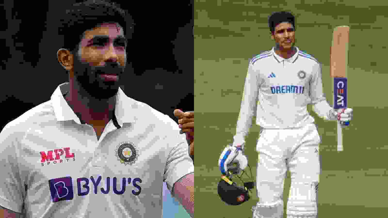 Shubman Gill and Jasprit Bumrah 