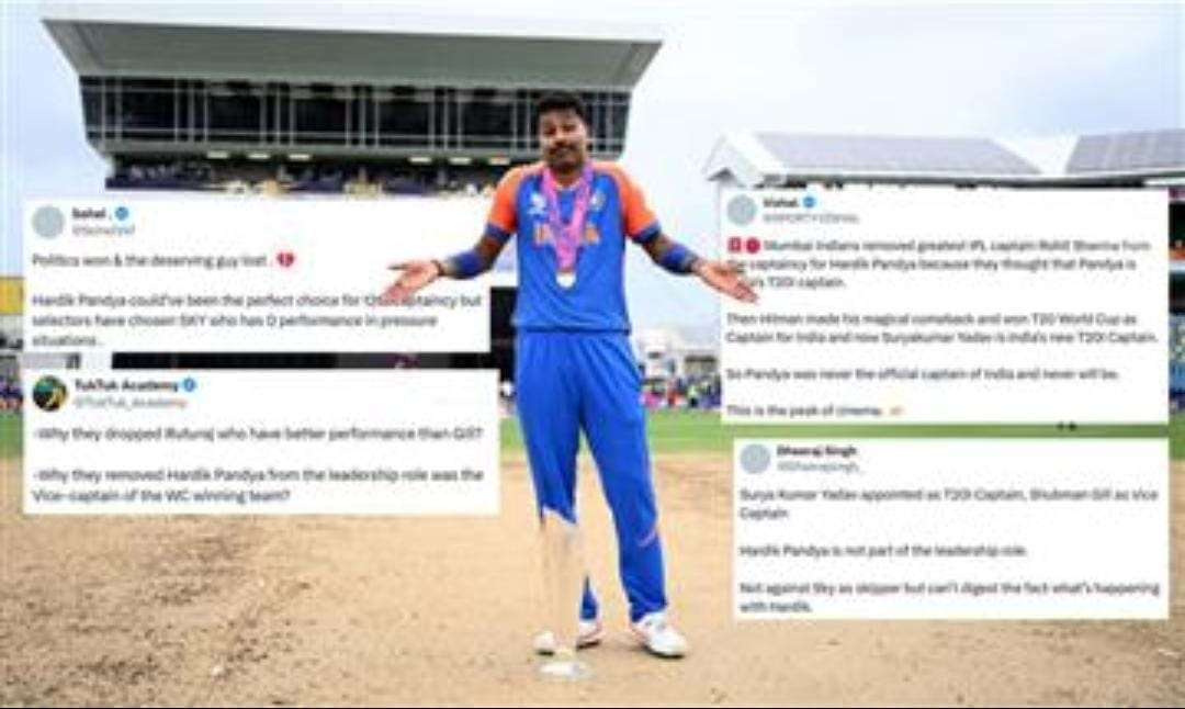 Injustice to Hardik Pandya? Fans react after Pandya removed as VC for Sri Lanka tour