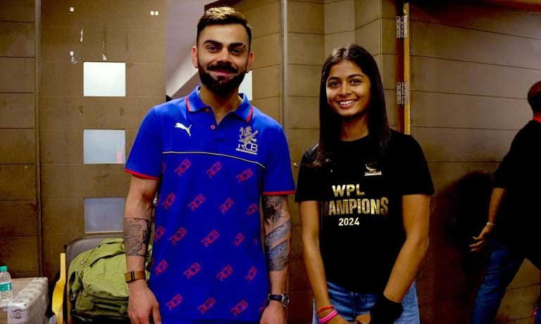 "...last night, had the moment of my life" Shreyanka shares experience of meeting Virat Kohli