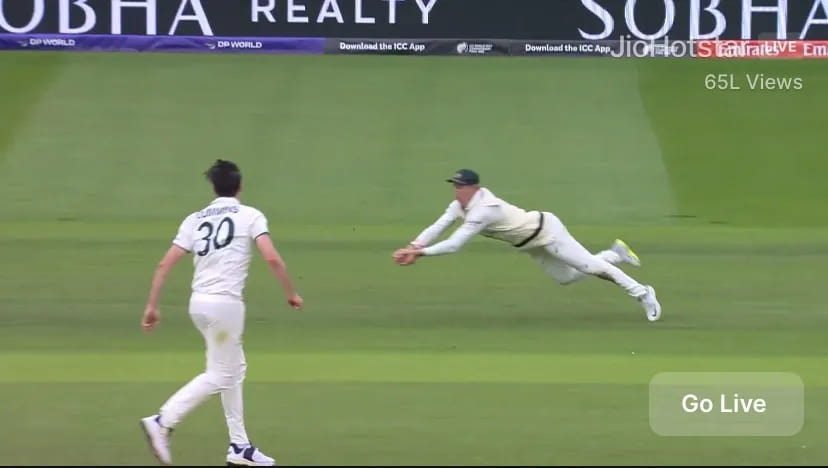 Marnus Labuschange catch