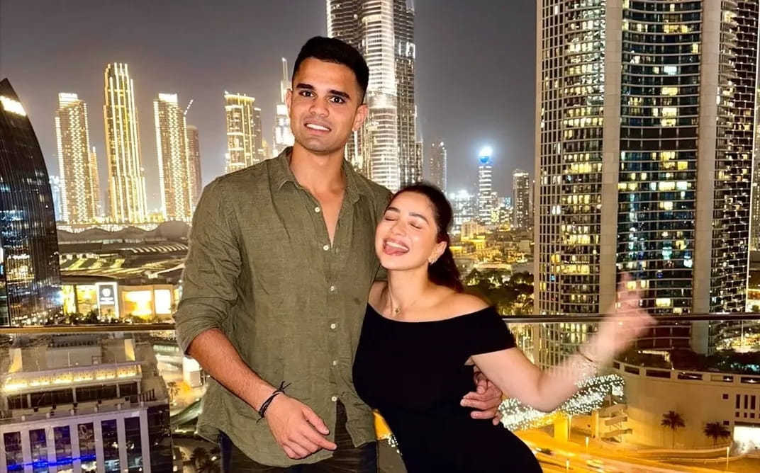 Arjun Tendulkar and Sara Tendulkar 
