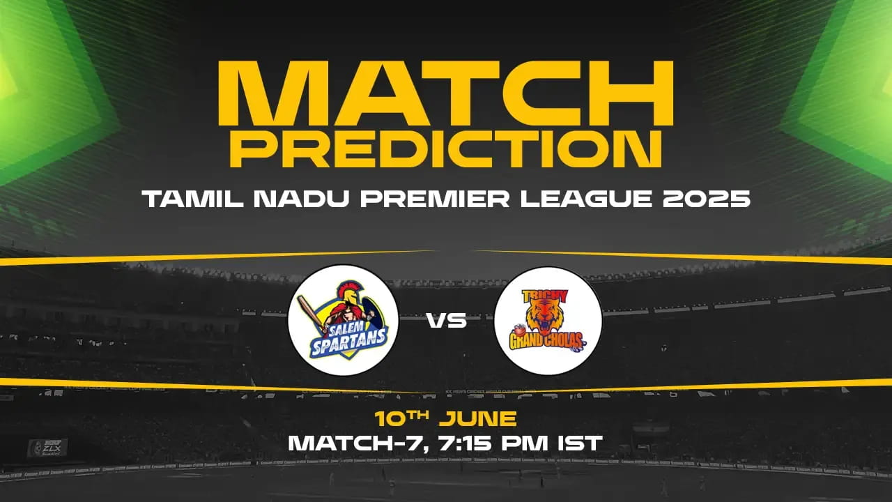 TNPL 2025: SS vs TGC, 7th Match Prediction