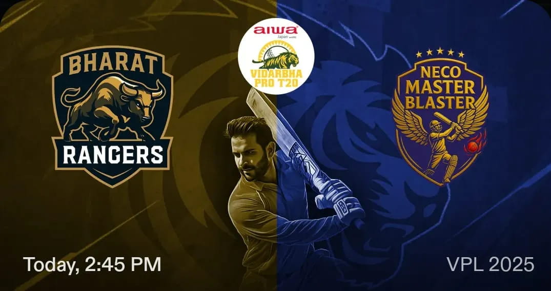 Bharat Rangers vs NECO Master Blaster
